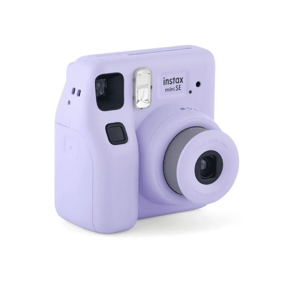 Open Box Fujifilm 600023856 instax Mini SE Instant Camera with Bonus 10 pack Mini Film, Lavender 4.9MP