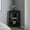 Black, variant on White Engineered Wood Corner Table | Organize Books and Décor in Living Room | Maximize Unused Corner Space