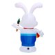 thumbnail image 3 of Conejito inflable de Pascua lindo: decoración navideña de conejo inflado con luz LED, 3 of 6
