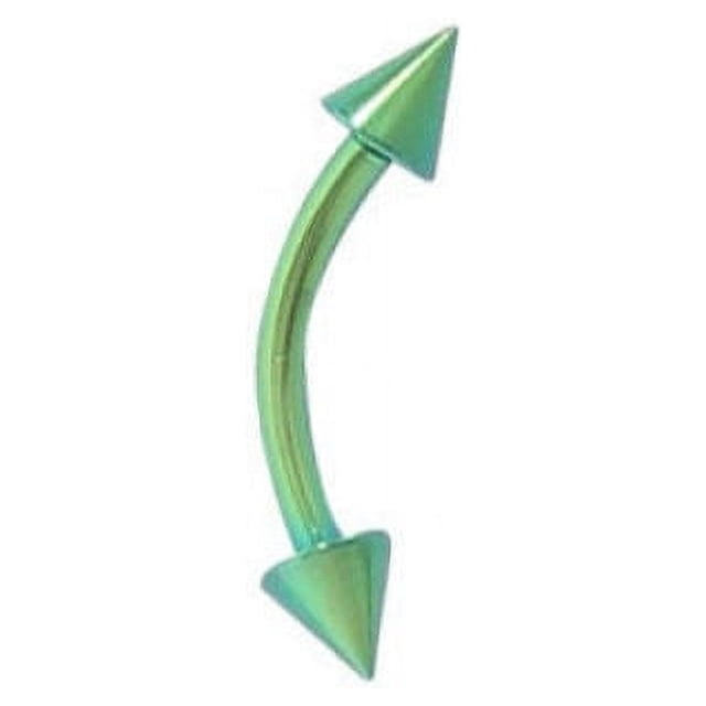 Eyebrow Ring Curved Barbell Anodized G5 Solid Titanium 16G Cartilage Rook Daith