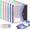 6* Landscape, variant on 11 Hole Expanding File Pockets, Horizontal & Vertical Plastic Envelopes for 2/3/4 Ring Binder, Thick Reusable Binder Folders with Snap Closure & Labels, Holds 200 Sheets (12* Landscape)
