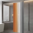 thumbnail image 4 of Burnt Orange Gray Ombre Window Privacy Film, Vintage Farmhouse Wooden Static Cling UV Sun Blocking Tint Film Heat Control Windows Films for Bedroom Bathroom, Window Stickers 29.5"x78.7", 4 of 8