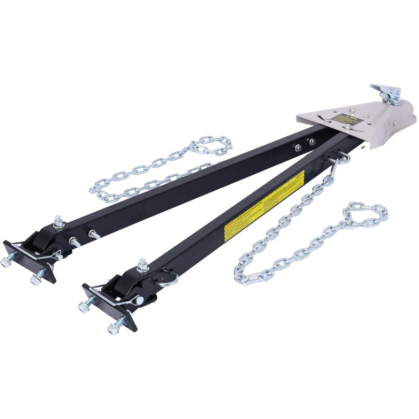 , Universal Car RV Tow Bars for Flat or Dinghy Towing, 5,000 lbs, 2-Inch Coupler, Black ,Steel ,