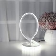 thumbnail image 4 of Lámpara de mesa LED en espiral luz blanca cálida con USB Tmvgtek para pasillos mesita de noche de fiesta luz moderna para habitación, 4 of 9