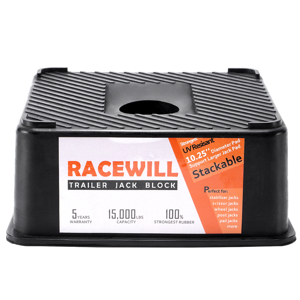 CarBole Trailer Jack Block Stand 1500lbs Stabilizer Provides of Lift