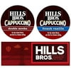 Hills Bros Cappuccino Single Serve Coffee Cups Starter Variety Pack, 12 Count