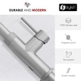 thumbnail image 2 of Stylish Single Handle Brushed Stainless Steel Pull Down Touchless Kitchen Faucet K-150SM, 2 of 10
