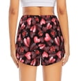 thumbnail image 4 of Haiem Ladybugs and Red Hearts Women's 2 in 1 Running Shorts - Lightweight Athletic Workout Gym Yoga Breathable Sports Shorts Liner with Phone Pockets-Large, 4 of 9