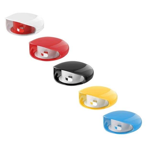 Enrouleur de Cordon Automatique, Organisateur de Cordon Rétractable USB avec Bouton de Retrait Outil de Rangement Rond Rétractable 1/2/3/4/5/6 Pcs