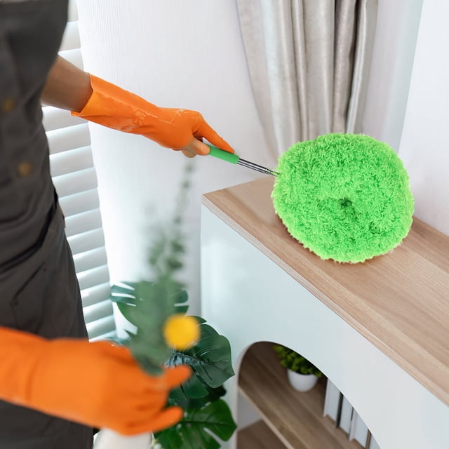 SDNall Household Cleaning Tools, Dusters for Cleaning, Telescoping Dusters - Extendable Duster Home Cleaning Household Furniture Dusting Tool Extendable Dusts Remover with Head for Cleaning Ceil