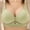 Green C, variant on loopsun Womens Plus Size Bra,Women's Large Size Adjustable Push-Up Breathable Full Cup Bra Without Wires
