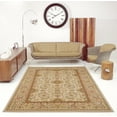 thumbnail image 1 of Ladole Rugs Traditional Vintage Beautiful Soft Indoor Runner Area Rug Carpet for Bedroom, Living Room, Dining Room in Cream, 4x6(3'11" x 5'7", 120cm x 170cm), 1 of 4