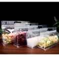 thumbnail image 4 of 50 bolsas transparentes autoportantes  Diseño sellado duradero for almacenamiento de alimentos y té  Ideal for aperitivos, champiñones, fideos y más  Organizador de cocina esencial, 4 of 6