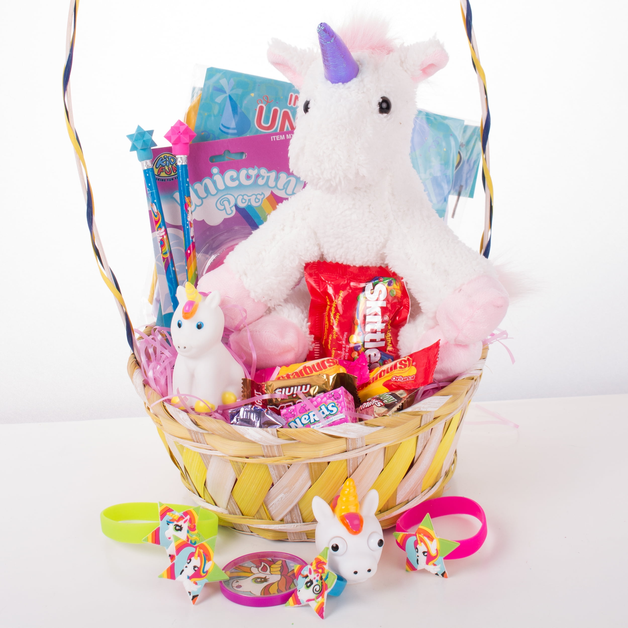 Girls 2024 Unicorn Themed Activity Gift Basket