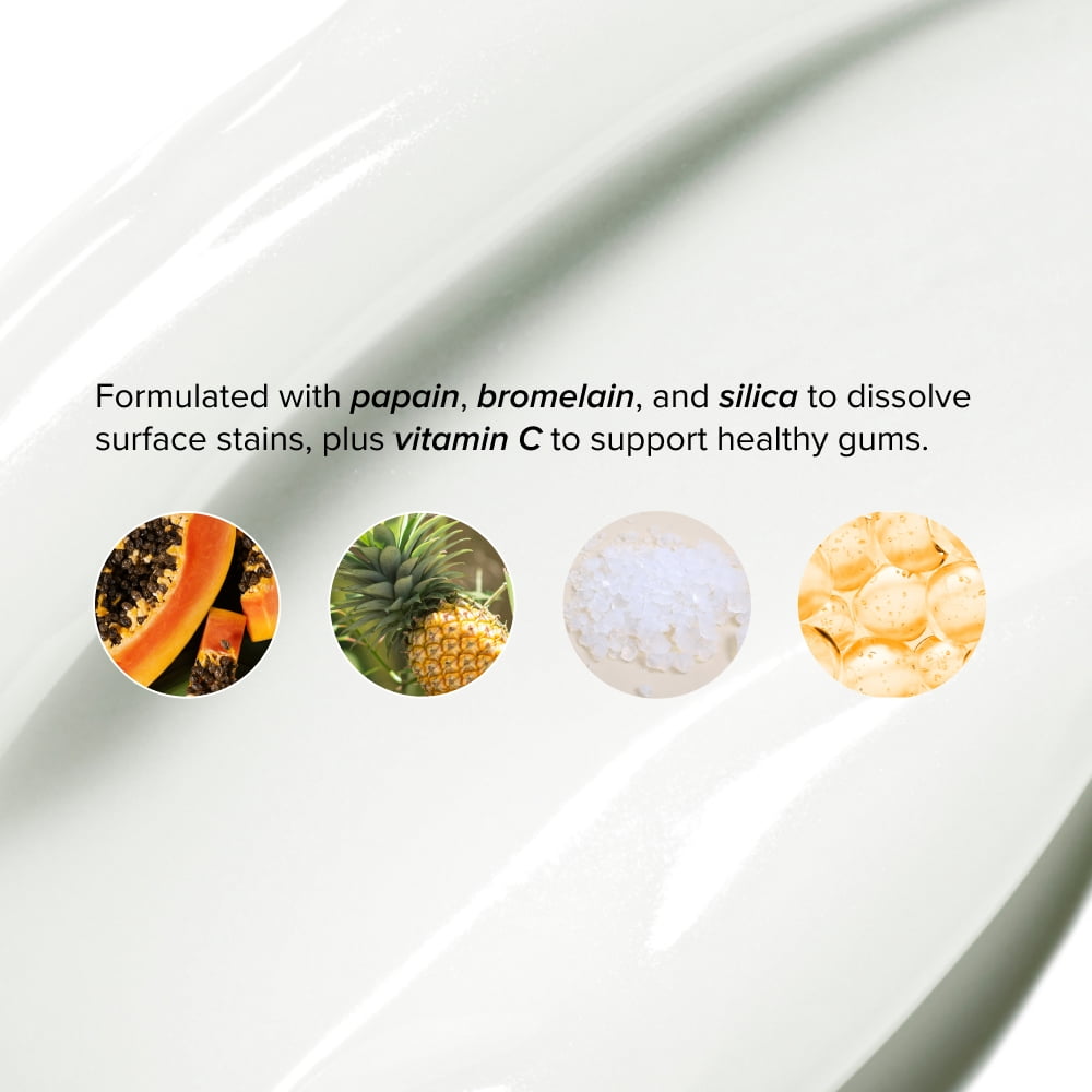 SeroVital Smile Whitening Tooth Polish—Silica and Plant Enzymes Remove Stains and Gently Polish, Freshen Breath with Botanical Oils, Formulated without Fluoride, for Sensitive Teeth, Mint Kiss