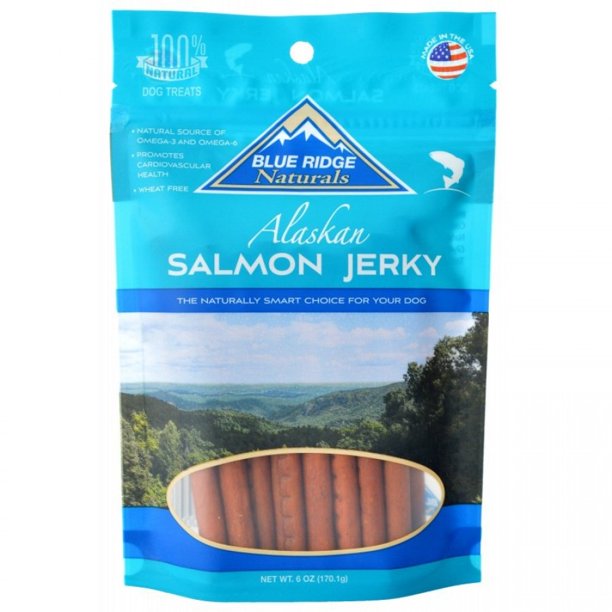 Blue Ridge Naturals Oven Baked Salmon Jerky Dog Treats