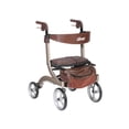 thumbnail image 1 of Andador plegable Drive Medical RTL10266CH-HS Nitro DLX con asiento, color champán (marrón), 1 of 5