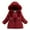 Red62, variant on Darzheoy Girl Winter Coats Heavyweight Hooded Puffer Jacket Kid Parka Fleece Snow Outwear