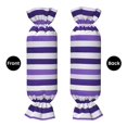 thumbnail image 4 of Candy Pillow With Pillow Core 24.6×9.8in Durable Cord Opening And Closing Design Waterproof And Easy To Install Violet Stripe_1, 4 of 8