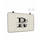 Stove Top Covers for Electric Stove, Letter R Kitchen Glass Ceramic Electric Cooktop Covers 31"x24", Monogram Words HeatResistant Oven/Countertop/Dishwasher/Sink Protector
