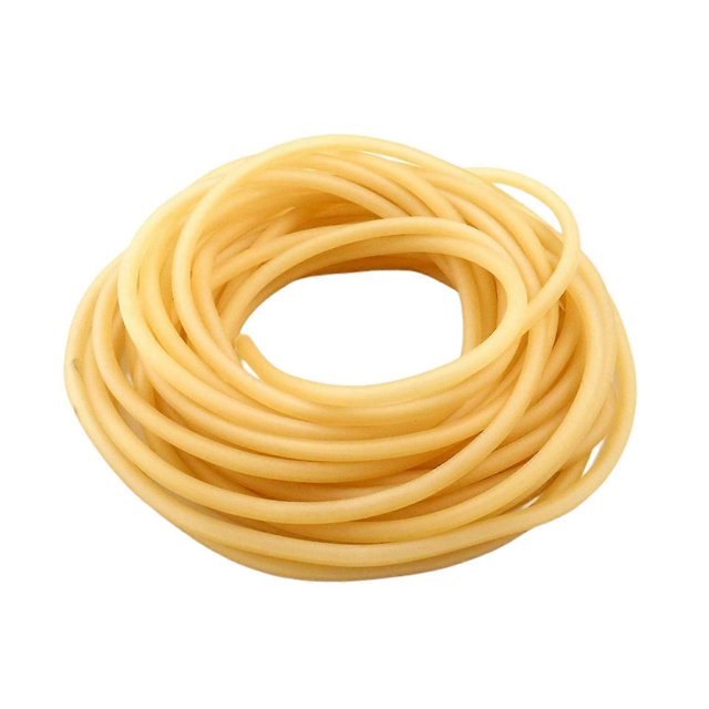 Natural Latex Rubber Tube 33Ft Elastic Industrial Rubber Tubing for Home Hospital Laboratory 6mm x