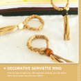 thumbnail image 3 of Miangastore Natural Napkin Rings Calabash Grass 2Pcs 5.5x1.9In For Home And Office Use, 3 of 9