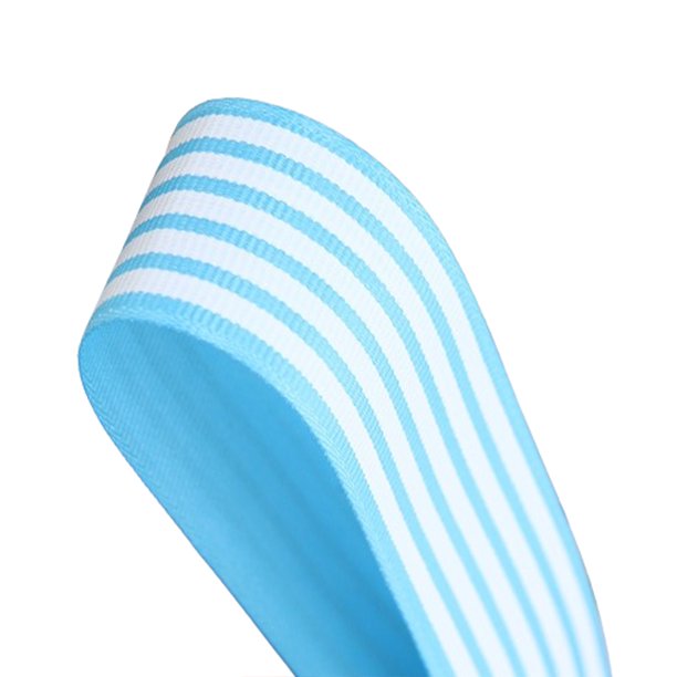 Yuarrent Cinta de grosgrain hipoalergénica para sombreros, estilo atemporal y sin hilos sueltos, cinta navideña Kits de decoración para fiestas azul