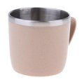 thumbnail image 1 of Trigo Paja Taza Agua Café Leche Té Cepillo De Dientes Tazas Vasos Deportes Aire Libre Escalada Arroz Baoblaze tazas de paja de trigo, 1 of 8