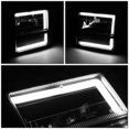thumbnail image 3 of DNA Motoring HL-LB2-FEXP91-BK-SM-CL1 For 91-94 Ford Explorer Pair C -Styling LED DRL Light Bar Headlight + Bumper Turn Signal + Corner Lamps Dark Smoked 92 93, 3 of 6