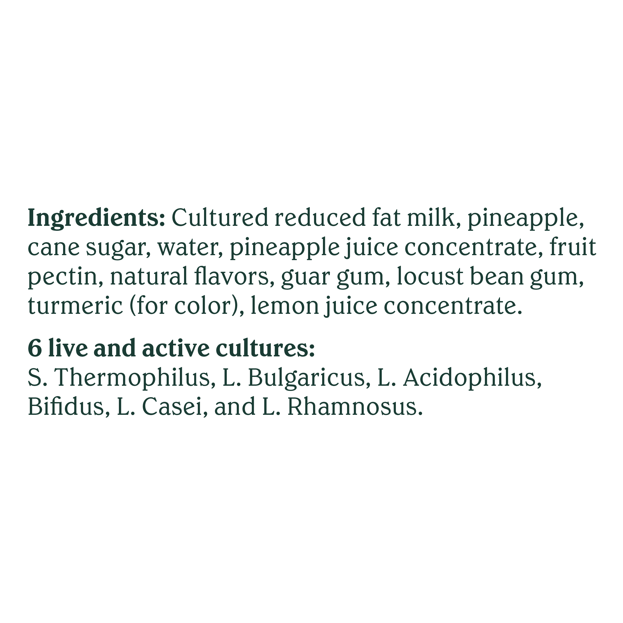 Chobani Low-Fat Greek Yogurt Pineapple on The Bottom 5.3 oz Cup