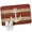 Red, variant on Front Door Mat 15.7"x23.6", Nautical Anchor Non Slip Backing & Low Profile Doormats, Absorbent Muddy Dirt Trapper Door Mats for Front Back Door All-Weather Country Vintage Colorful Wooden Plank
