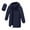 Navy, variant on Kids Lightweight Puffer Jacket Packable Boys Girls Hooded Mid Length Full-zip Down Coat Winter Outerwear 4-12Y (10 Years, Sky Blue)