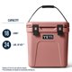 thumbnail image 5 of Hielera YETI Roadie 24, color rosa arenisca, 24 litros de capacidad, 5 of 8