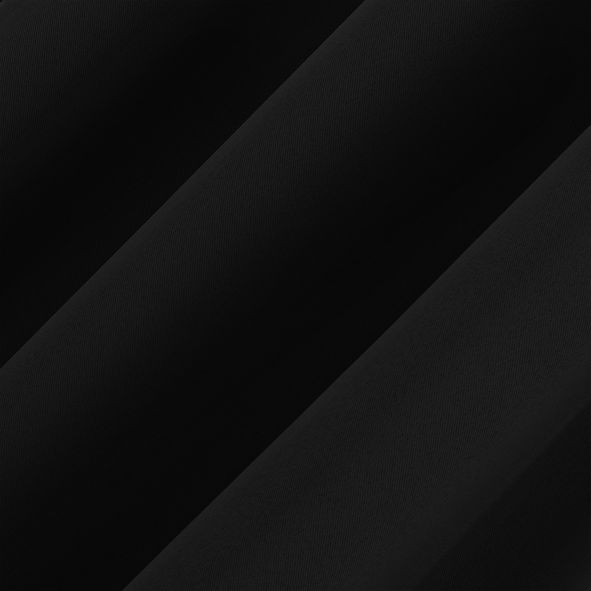 Sun Zero Randall Blackout Rod Pocket Curtain Panel, 37" x 63", Black