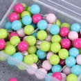 thumbnail image 3 of OULII 100Pcs Thumbtacks For Bulletin Board Assorted Color Ball Shaped Drawing Pin For Exhibition Use, 3 of 7