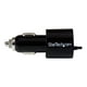 StarTech.com Lightning Lightning) Port USB Chargeur de Voiture Double Port avec Câble et - Haute Puissance (21 Watts / 4,2 Amp) - Chargeur de Voiture Double iPad - Noir (USBLT2PCARB) - Adaptateur Secteur de Voiture - 21 Watts - 4,2 A (USB, - Noir – image 5 sur 5