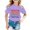 Purple, variant on Trendfront Toddler Girls Fashion Tee Letter Print Casual Crewneck Short Sleeve Tops Pullover Shirt Clothes for Little Girl 3rd Birthday Party Gift T-Shirt