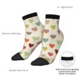 thumbnail image 6 of Pofeuu Heart Polka Dot Print 30cm Socks, Adult Running Hiking Socks for Youth and Adult, 6 of 7
