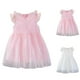 thumbnail image 4 of Odeerbi Vestido de Princesa Alas de Mariposa Vestido de Verano Manga de Volantes Vestido de Noche de Tul de Algodón Vestido de Niña Flor, 4 of 4