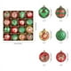 thumbnail image 4 of Puntoco Juego de 16 bolas navideñas de colores para decoración de Navidad, bolas de plástico de 6 cm para decoración de ventanas, árbol de Navidad, colgante pequeño, 4 of 6