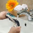 thumbnail image 5 of Nawy Peacock Feather Watercolor Kitchen Towels, Set of 2, Soft and Absorbent, Ideal for Kitchens, Bathrooms, and Showers 27.5*16in, 5 of 6