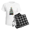 thumbnail image 4 of CafePress - Bernese Mt Dog Xmas Tree Pajamas - Women's Short Sleeve Print T-Shirt and Pants Light Cotton Pajama Set, 4 of 7