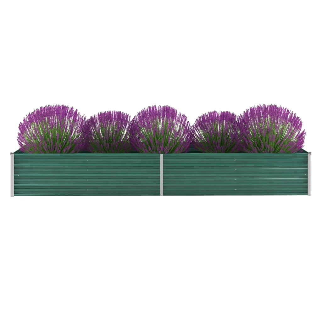 Kepooman Outdoor Raised Garden Bed for Vegetables Flowers, 126" X 31.5" X 17.7", Green Kepooman Outdoor Raised Garden Bed for Vegetables Flowers, 126" X 31.5" X 17.7", Green