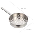 thumbnail image 2 of WRITWAA 1Pack Stainless Steel Kitchen Utensil Colander with Holes for Draining Food in Home and Professional Kitchens, 2 of 6