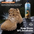 thumbnail image 3 of Shoe Waterproof Spray for Boot: Durable Water Repellent for Boots Suede, Leather, Fabric, Nubuck - Nano Technology for Hiking, Climbing, and Outdoor Adventures, 3 of 3