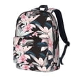 thumbnail image 2 of Goofa Orchids Flowers Printed Backpack,Laptop Backpack,Durable Anti-Theft Travel Work Backpack,Water-resistant Backpack, 2 of 9