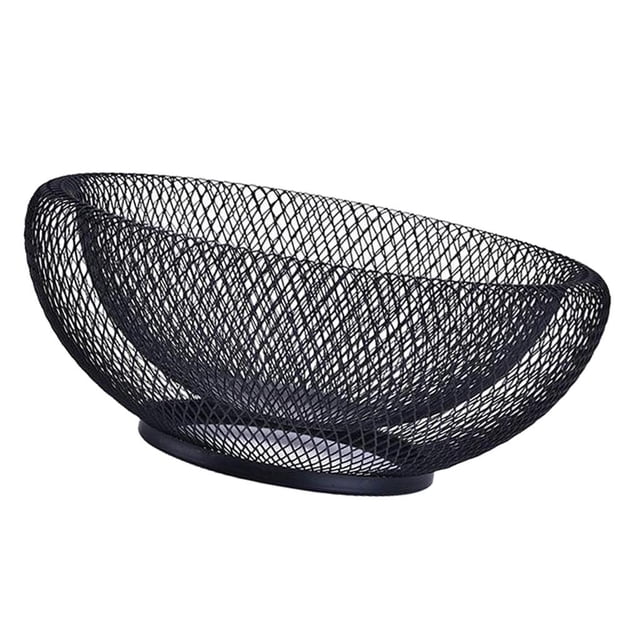 Frutero de metal creativo / Cesta de frutas / / Portafrutas Negro