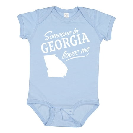

Inktastic Someone in Georgia Loves Me Gift Baby Boy or Baby Girl Bodysuit
