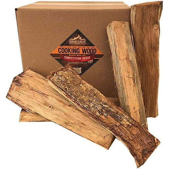 USDA Certified Kiln Dried (Maple – 60-70lbs 16inch Wood) Smoak Firewood’s 16inch Length Premium Cooking Wood & Firewood Logs – Used for Grills, Smokers, Pizza ovens, stoves, firepits or fireplaces –
