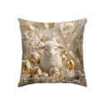 thumbnail image 1 of Cubiertas de Almohada de Pascua Oro Lujoso Poliéster 45x45cm Sofá Cojín Cubiertas de Almohada Decorativa de Vacaciones, 1 of 6